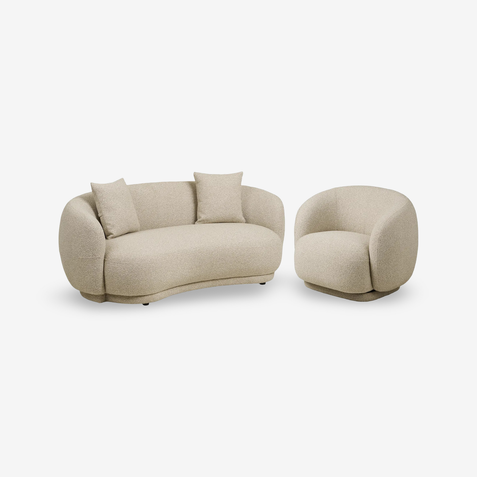 FINNI | סט ספה דו מושבית וכורסא