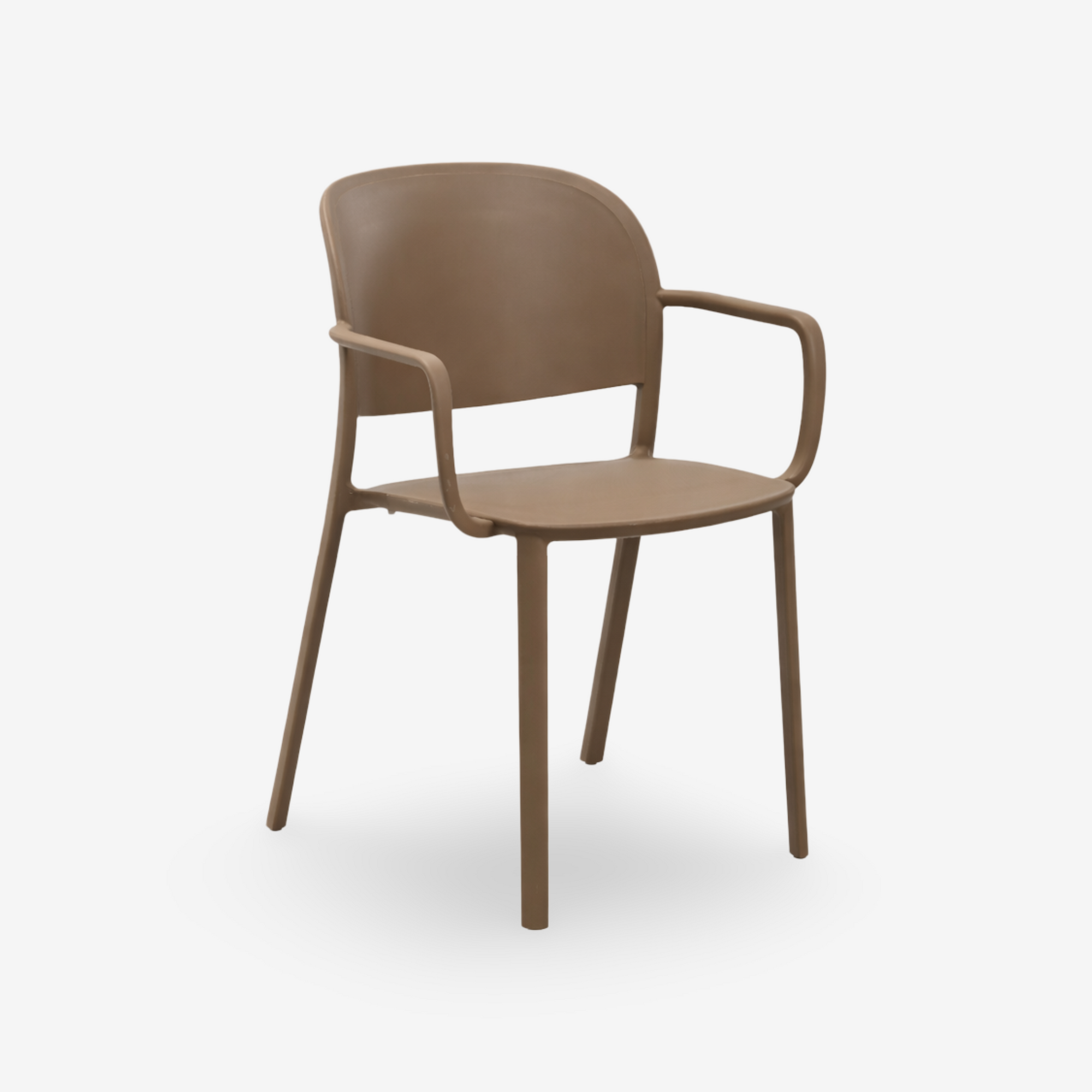 INGOLO | כיסא אוכל מפוליפרופילן ופיברגלס עם משענות יד