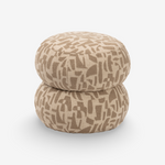 IVARIN | הדום מעוצב מרופד בבד אריג עם פאטרן - KUALA