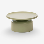 KELDON | שולחן סלון עגול ממתכת, קוטר 75 ס"מ