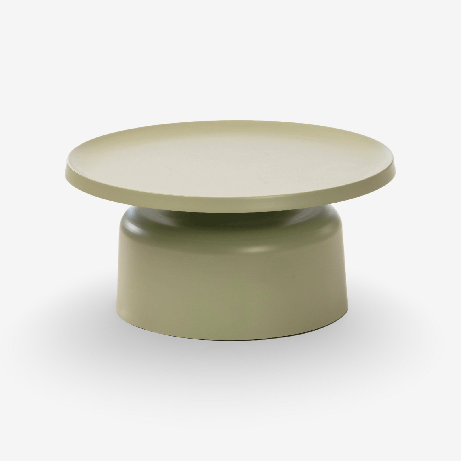 KELDON | שולחן סלון עגול ממתכת, קוטר 75 ס"מ