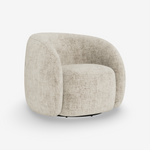 ARIA | כורסא מסתובבת מרופדת בבד אריג