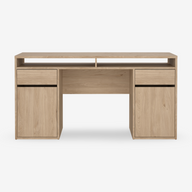 עץ טבעי / ללא יחידת מדפים