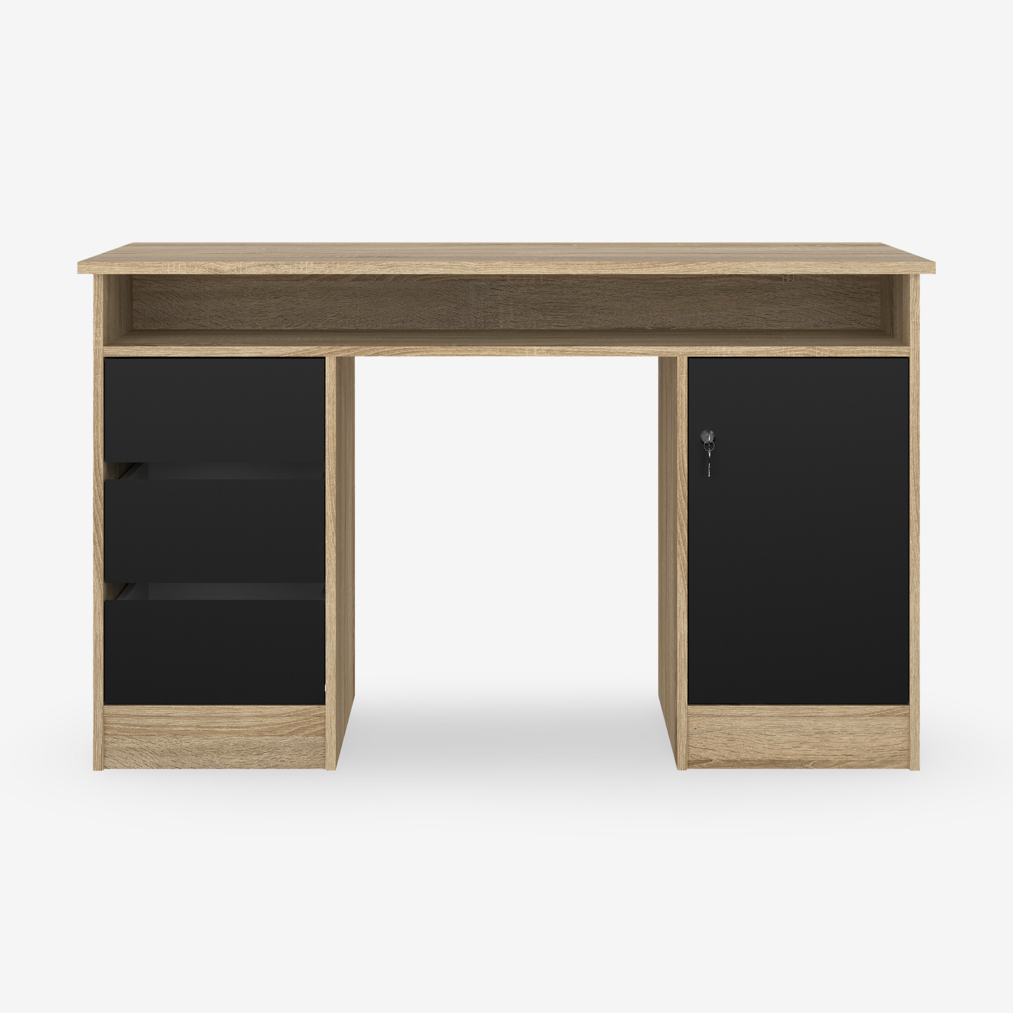 COASTA | שולחן עבודה עם 3 מגירות ודלת, 126 ס"מ - KUALA