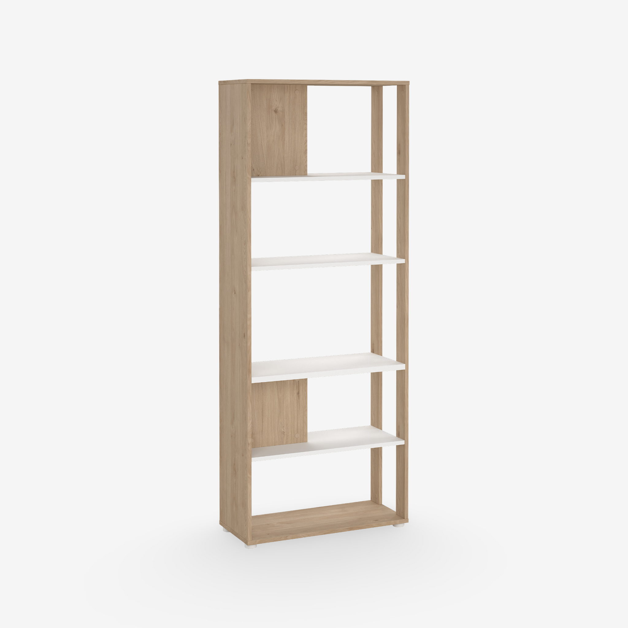 KANOL | ספריה עם 5 מדפים פתוחים וצד פתוח - KUALA