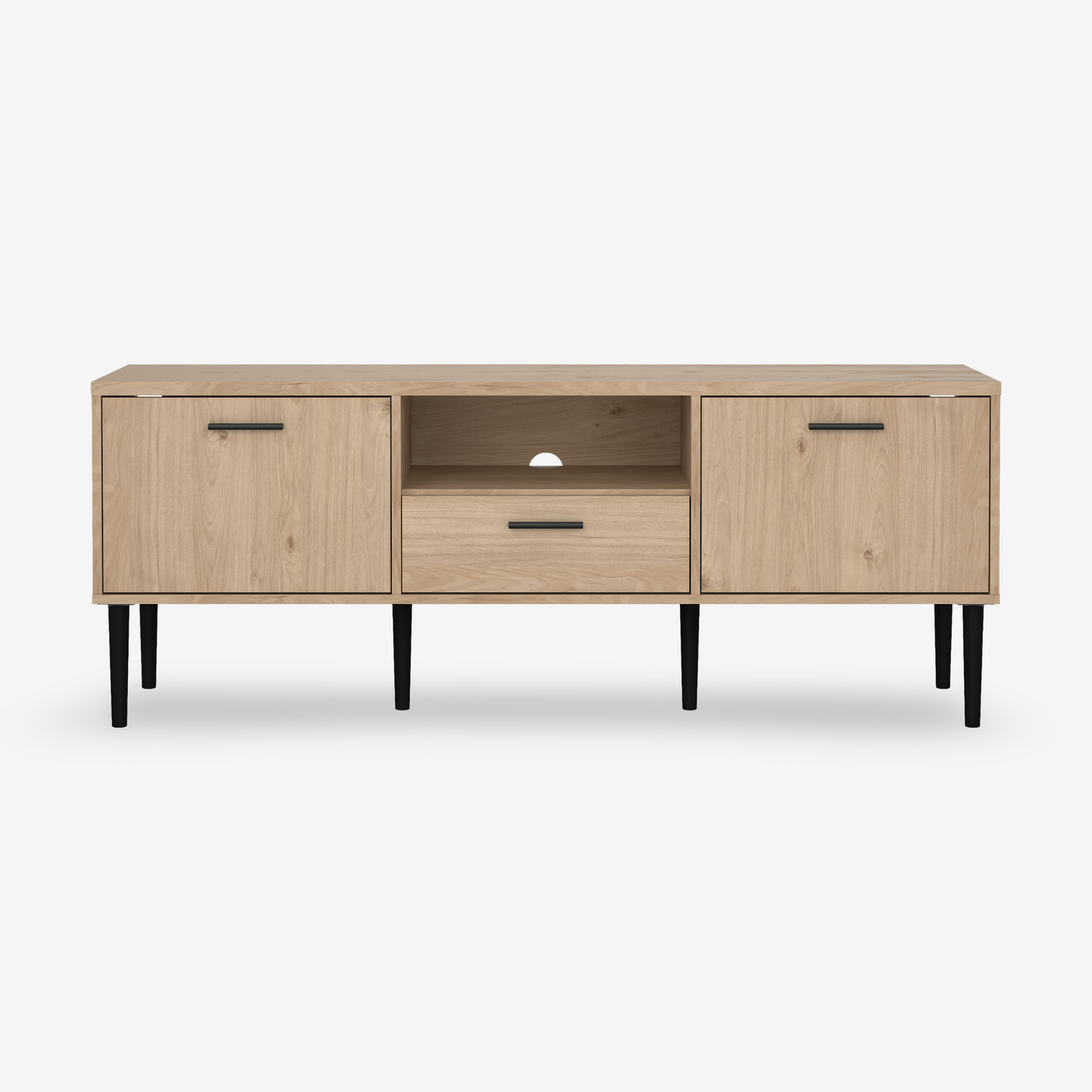 FROSTA | מזנון נורדי עם מגירה, מדף פתוח ומדפים סגורים - KUALA