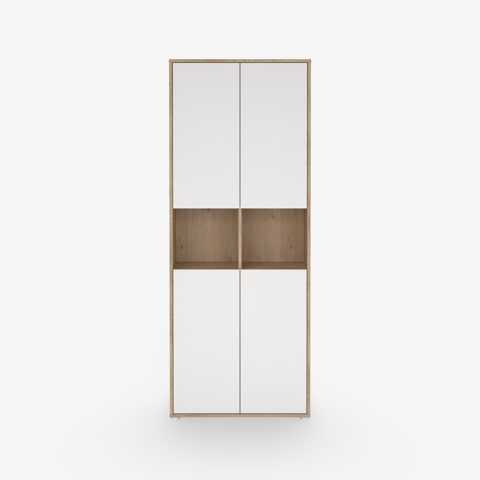 JOYA | שידת אחסון עם 4 דלתות ו-2 מדפים פתוחים - KUALA