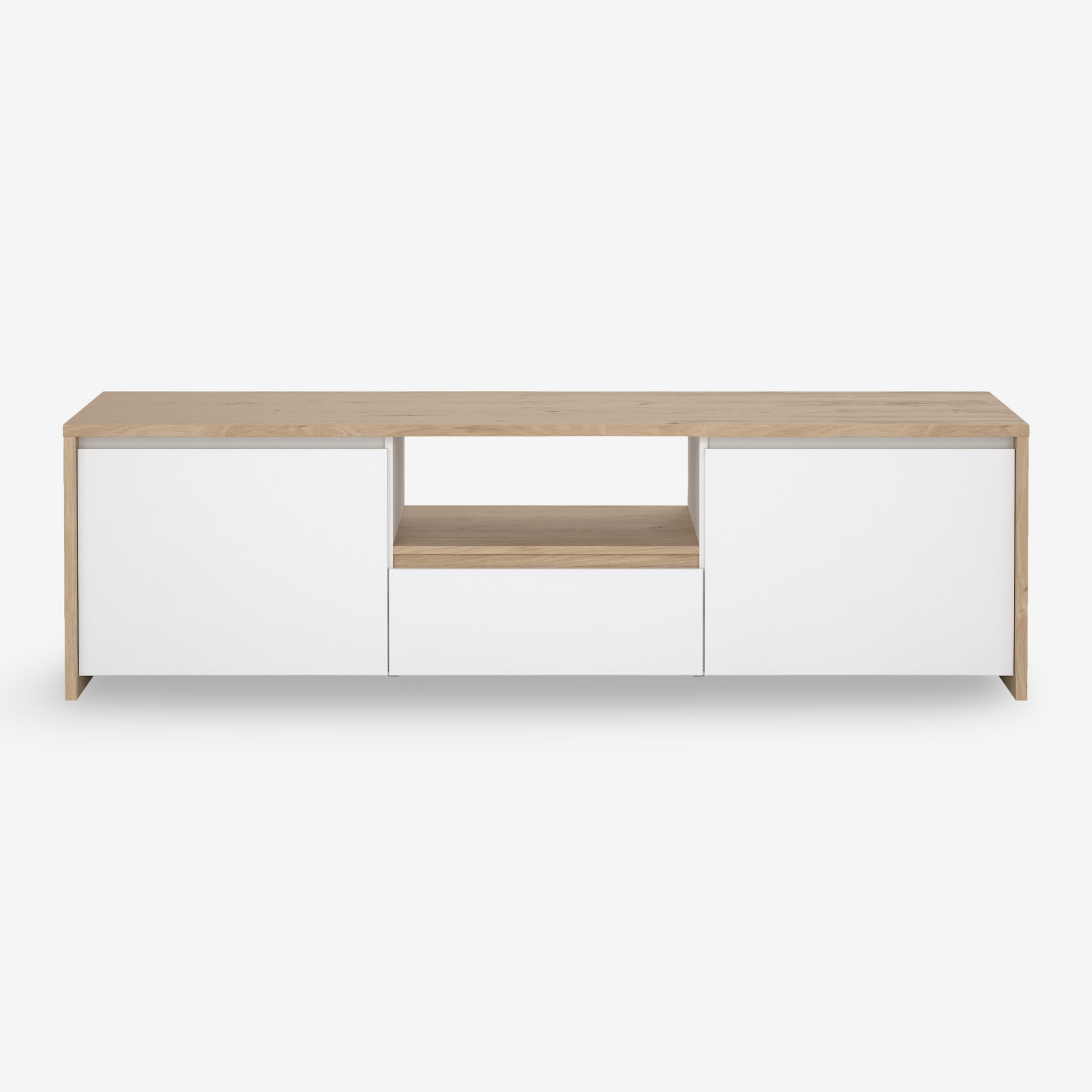 KNOT | מזנון נורדי עם מגירה, 2 דלתות ומדף פתוח - KUALA