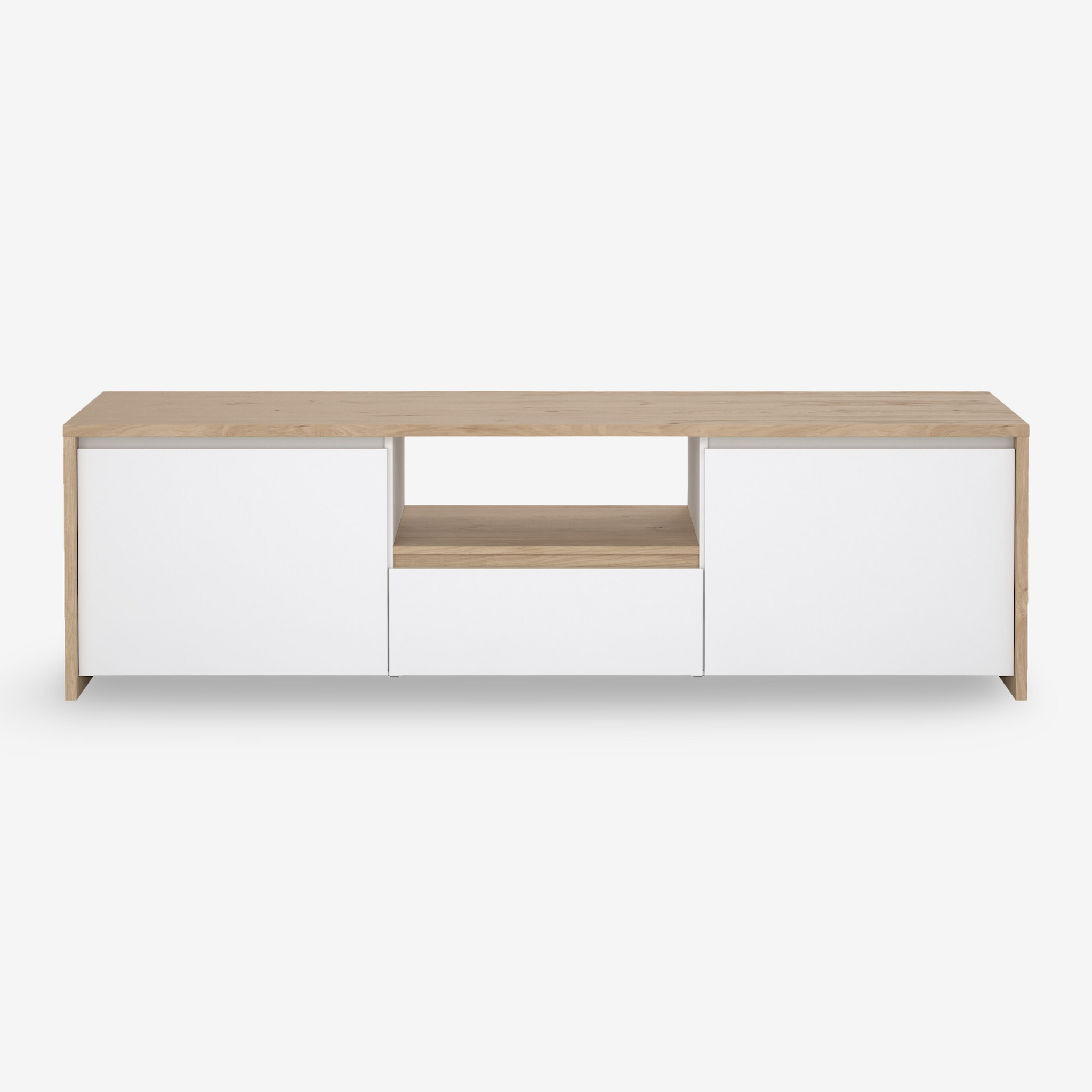 KNOT | מזנון נורדי עם מגירה, 2 דלתות ומדף פתוח - KUALA