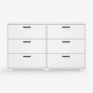 לבן עם ידיות שחורות