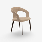 NERO | כיסא מרופד בבד אריג עם משענות יד - KUALA