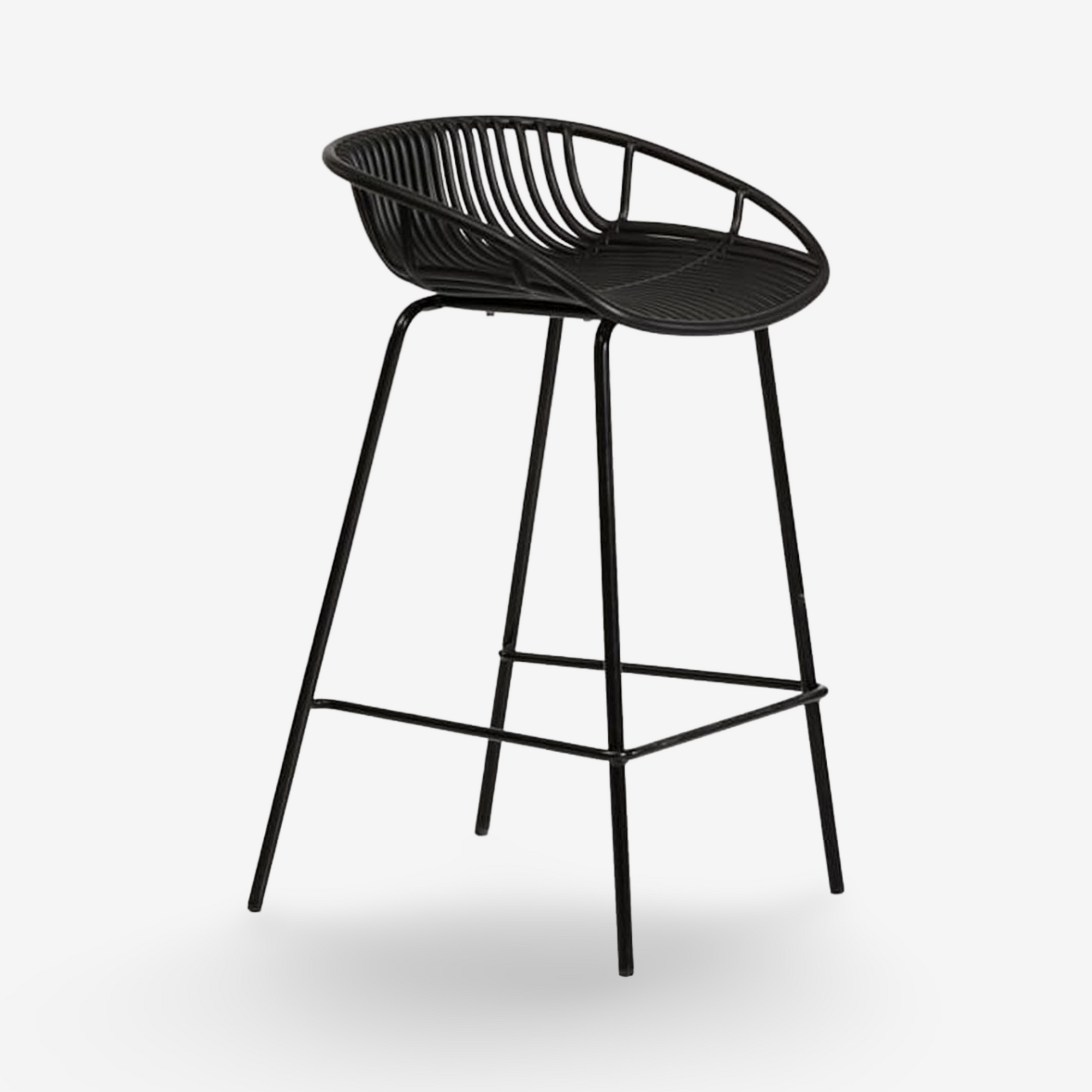 NILO | כיסא בר פולימרי בשילוב רגלי מתכת - KUALA