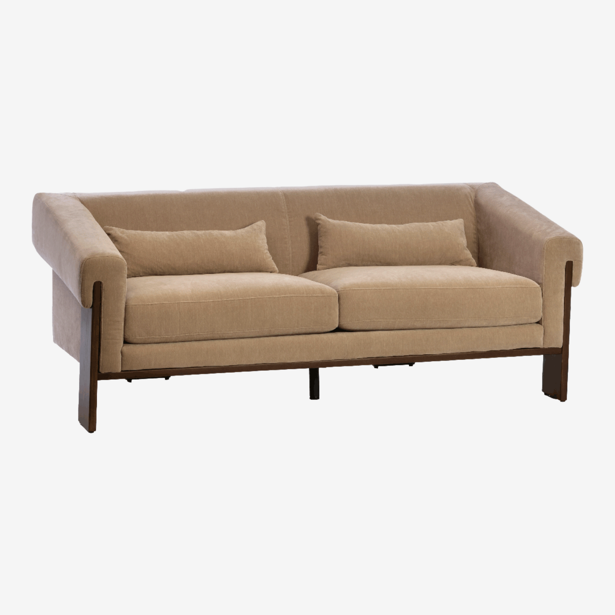 BLADER | ספה תלת מושבית מרופדת בבד אריג, ברוחב 192 ס"מ - KUALA