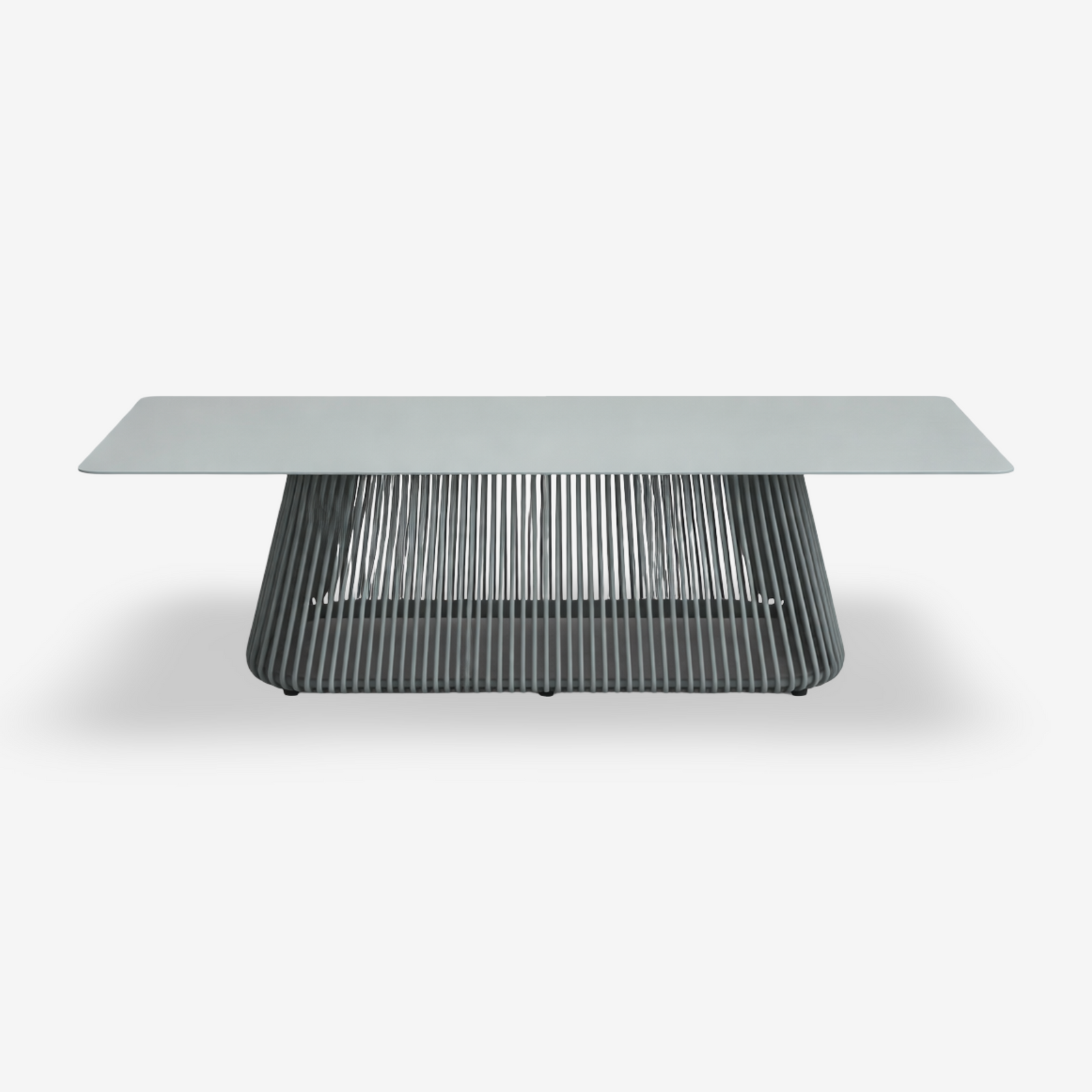 CUNO | שולחן סלון מלבני מאלומיניום, 138/68 ס"מ - KUALA