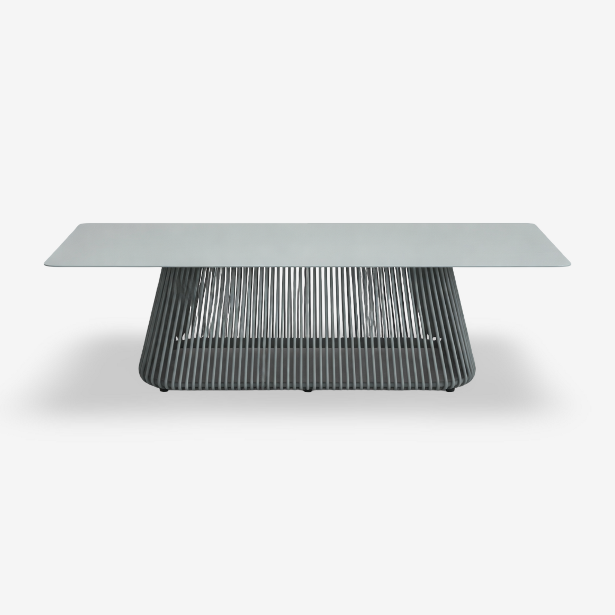 CUNO | שולחן סלון מלבני מאלומיניום, 138/68 ס"מ - KUALA