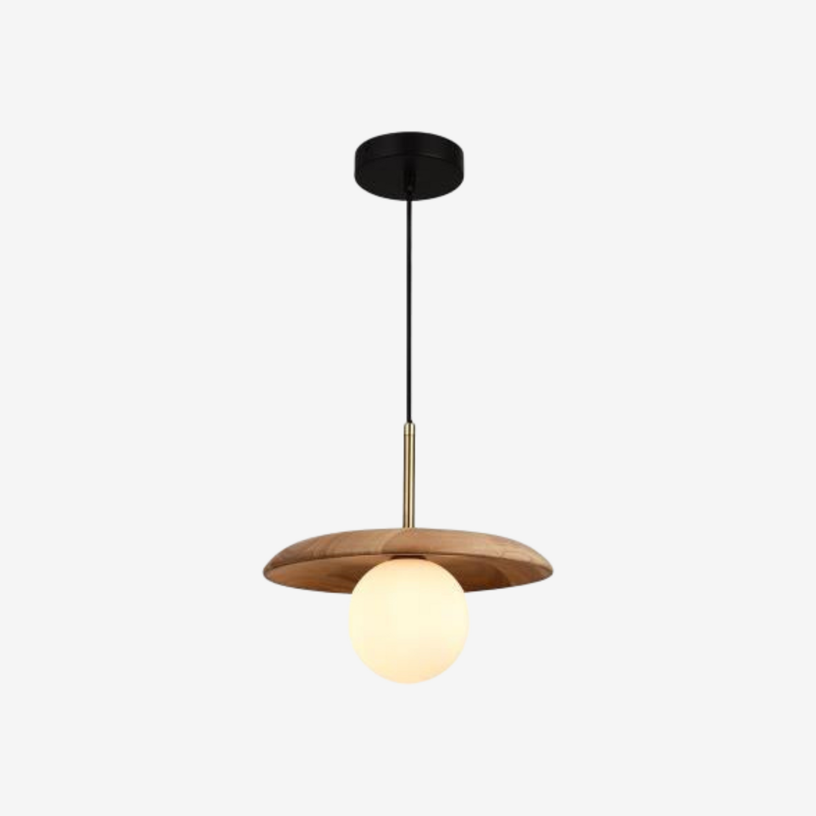 MERO | מנורת תליה מעץ, מגיעה בשני גדלים - KUALA