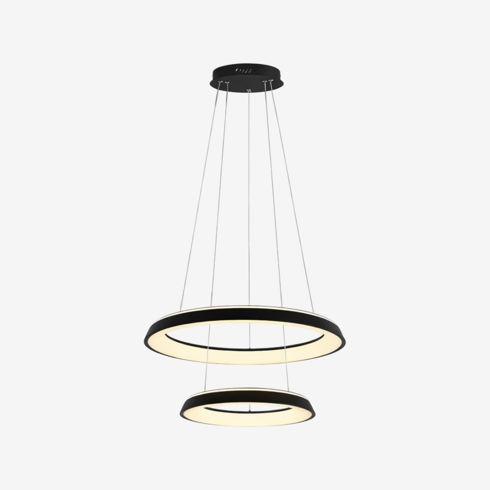 ARCTN | מנורת טבעות תלויה בגוון שחור - KUALA