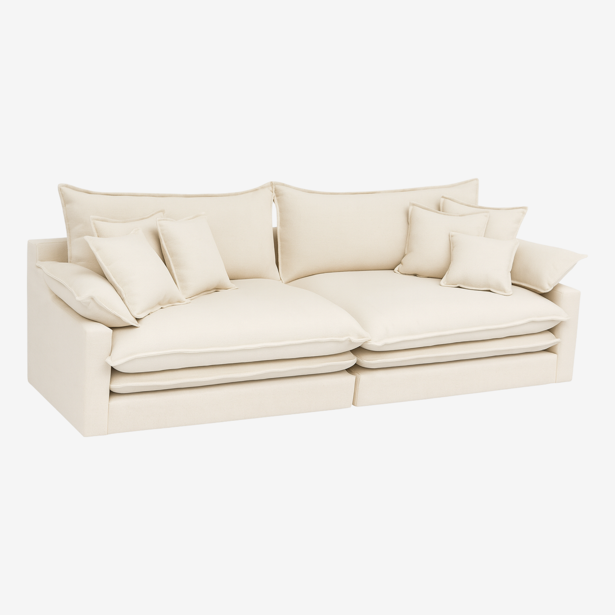 SOFT | ספת רביצה מודרנית עם כריות מושב כפולות