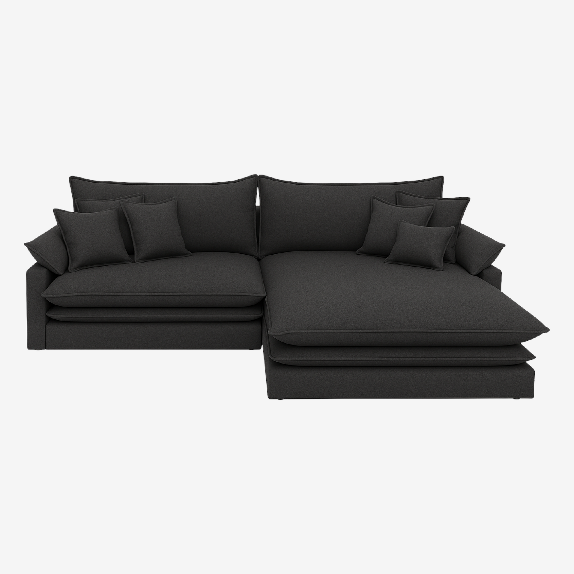 SOFTISENS | ספת רביצה מודרנית עם כריות מושב כפולות ושזלונג