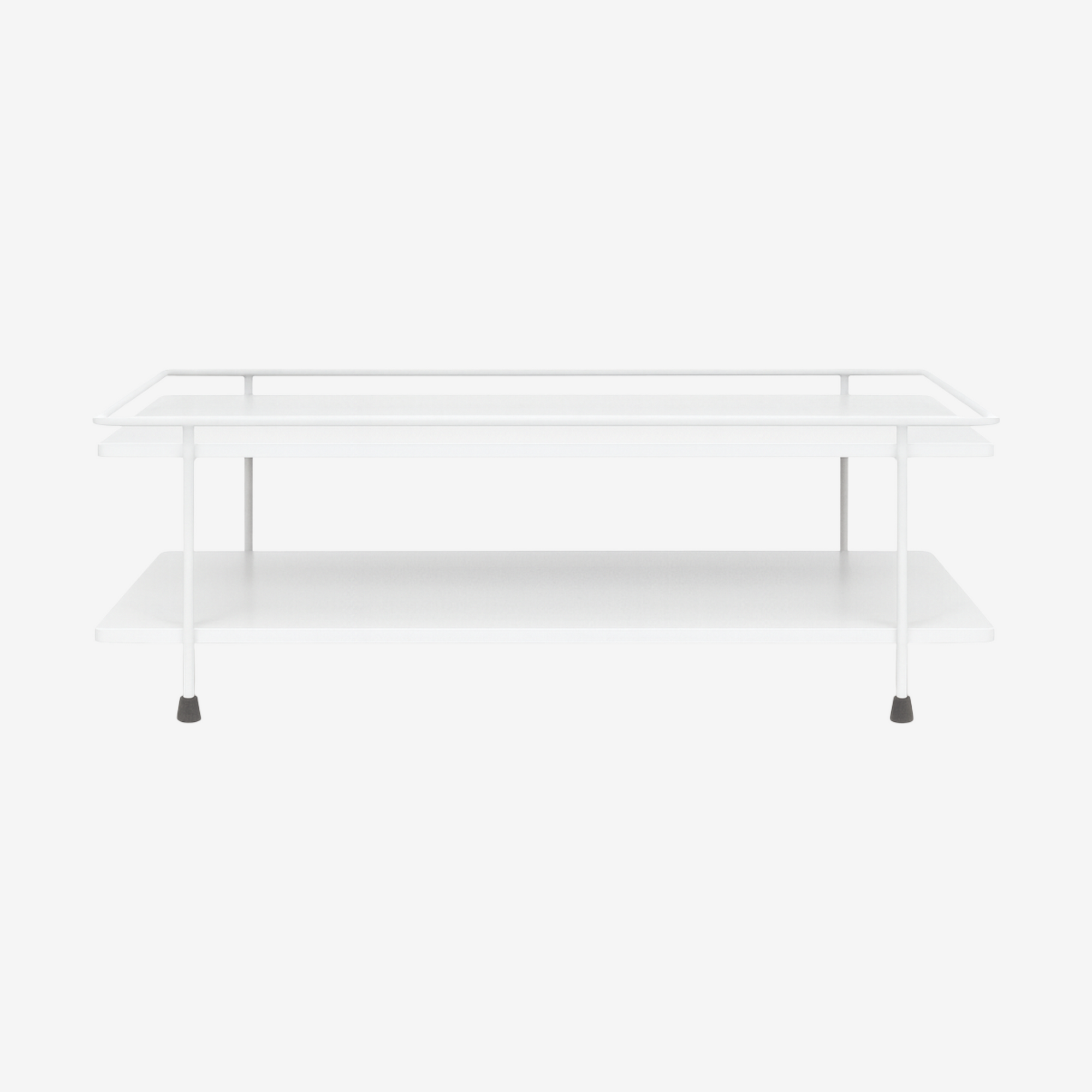 DEROM | שולחן סלון מלבני ממתכת ועץ, 110/55 ס"מ