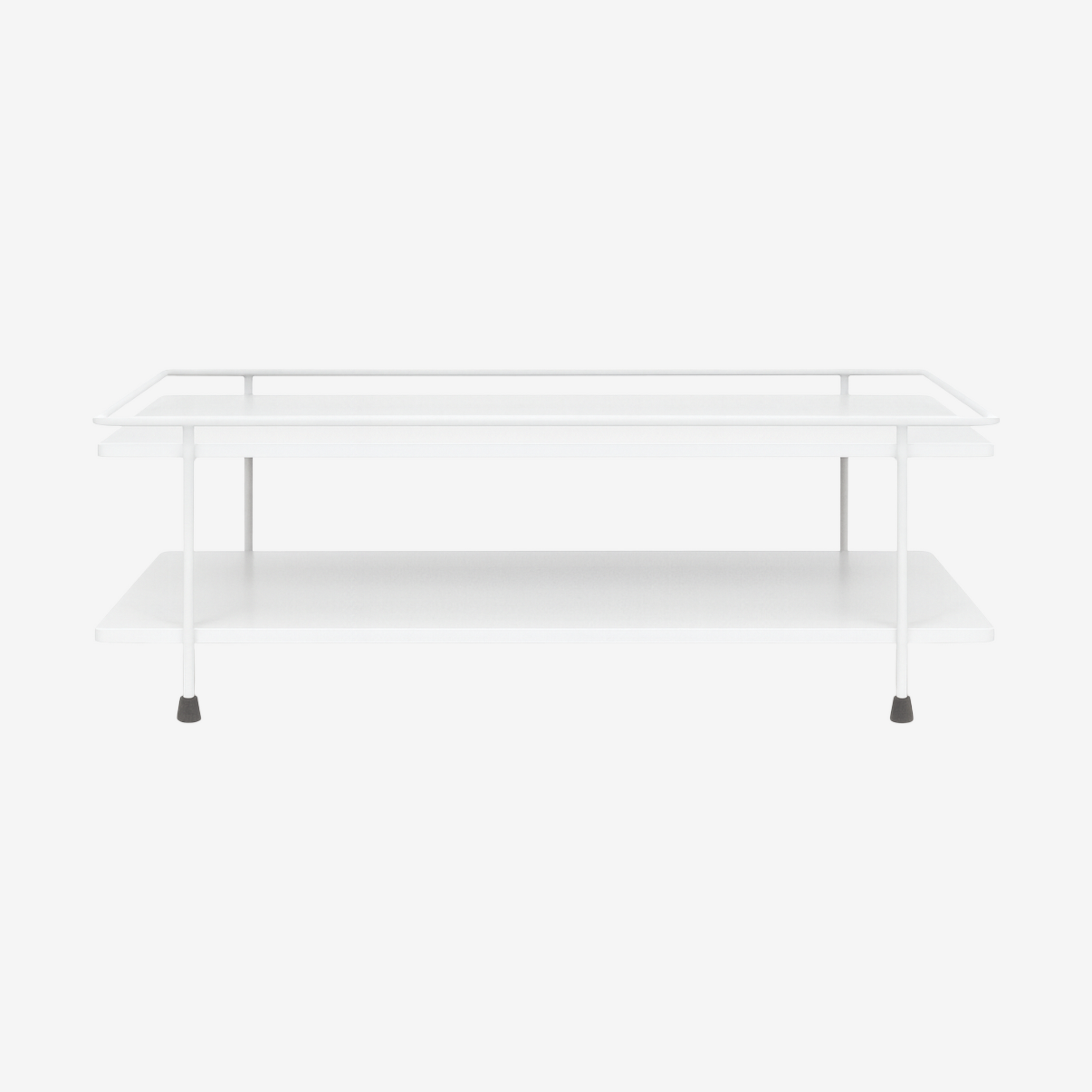 DEROM | שולחן סלון מלבני ממתכת ועץ, 110/55 ס"מ