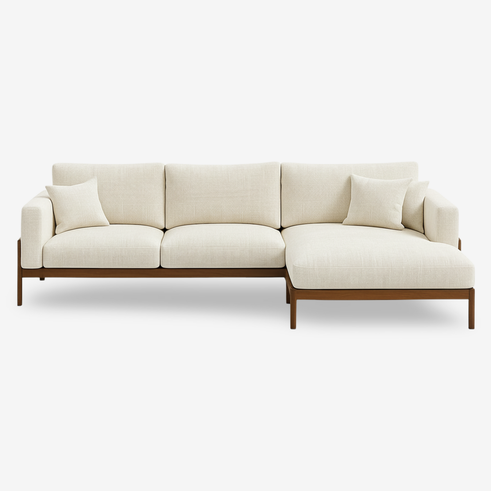 KEILA | ספת שזלונג עם מסגרת עץ מלא