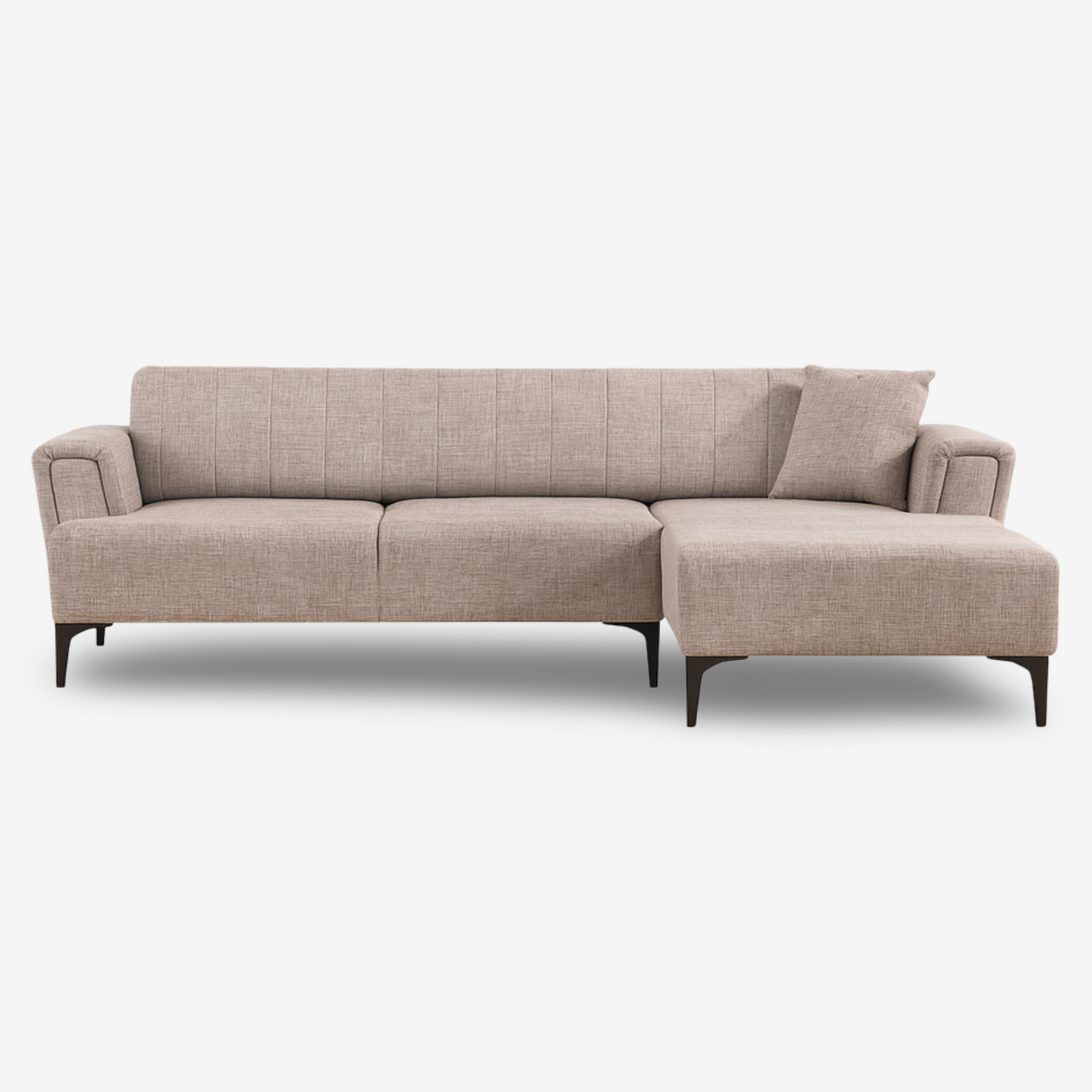 ANTONIA | ספת שזלונג מרופדת בבד אריג