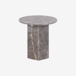 FROKOR | שולחן צד עגול משיש, קוטר 50 ס"מ - KUALA