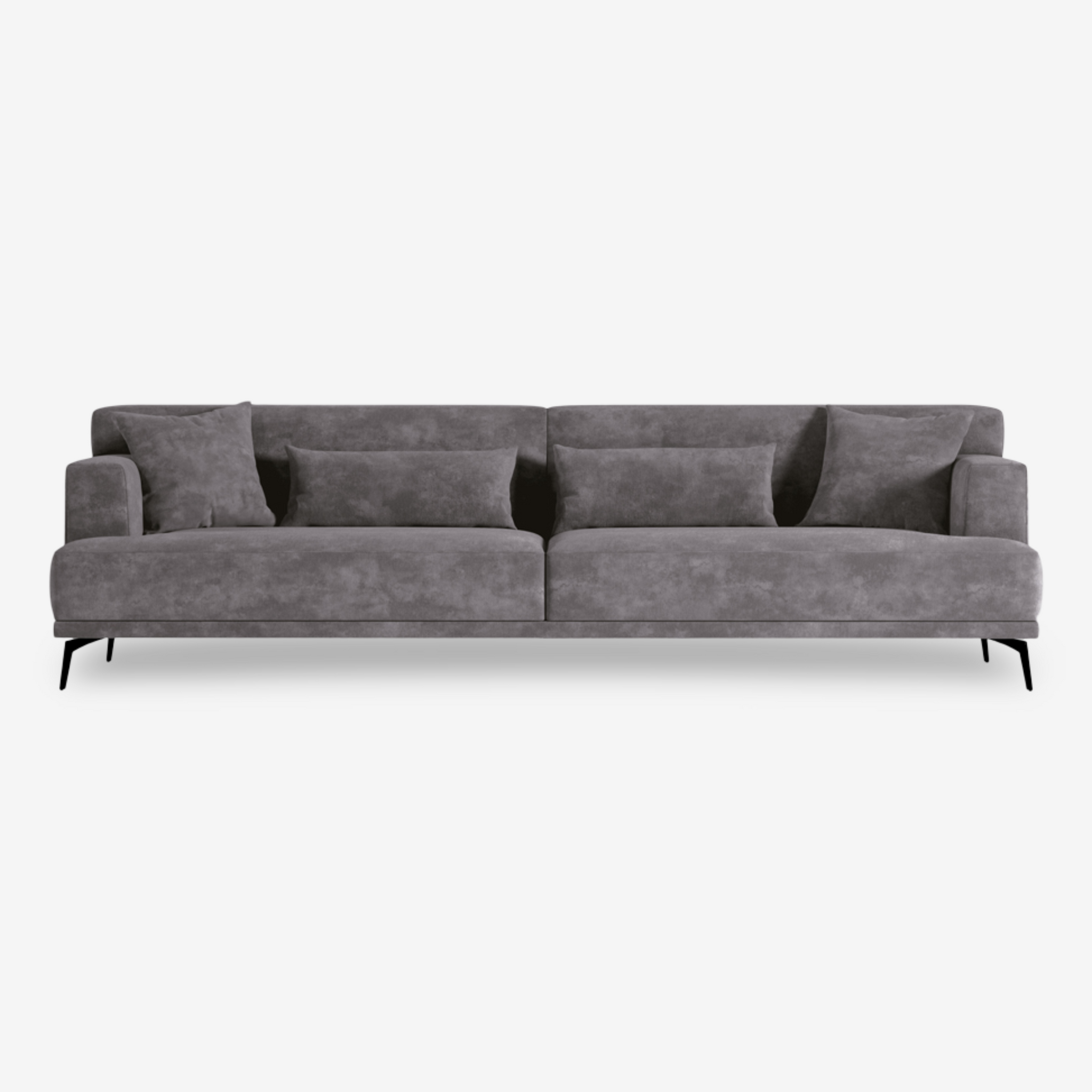 MEAJA | ספה דו-מושבית נורדית בבד אריג מלטף