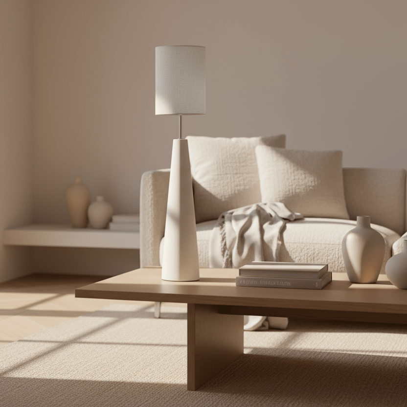 TORALUV | מנורת שולחן מעוצבת עם אהיל