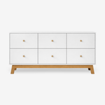SOMMER | קומודה מעץ עם 6 מגירות