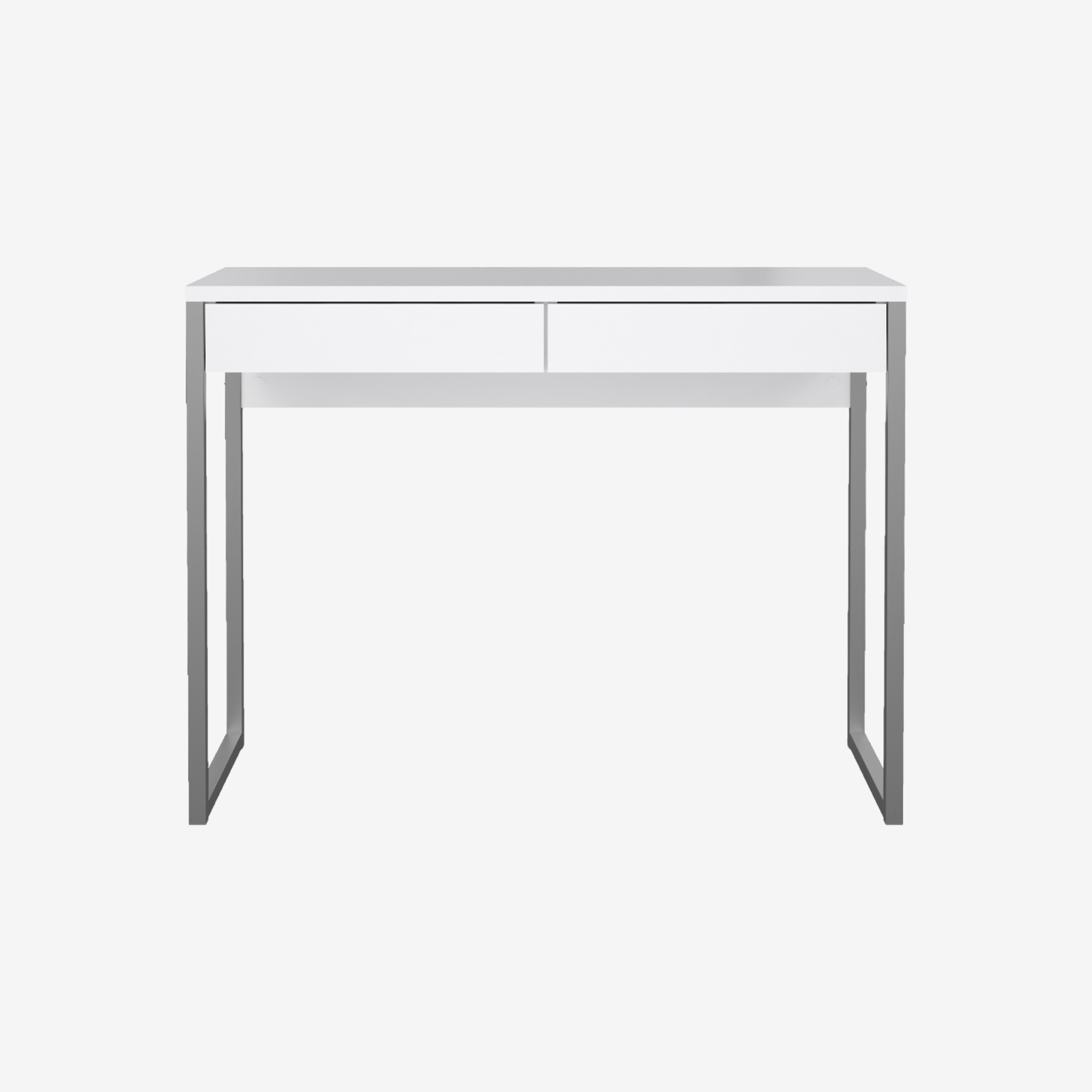 STIGNA | שולחן עבודה ממלמין ומתכת עם 2 מגירות, 102 ס"מ