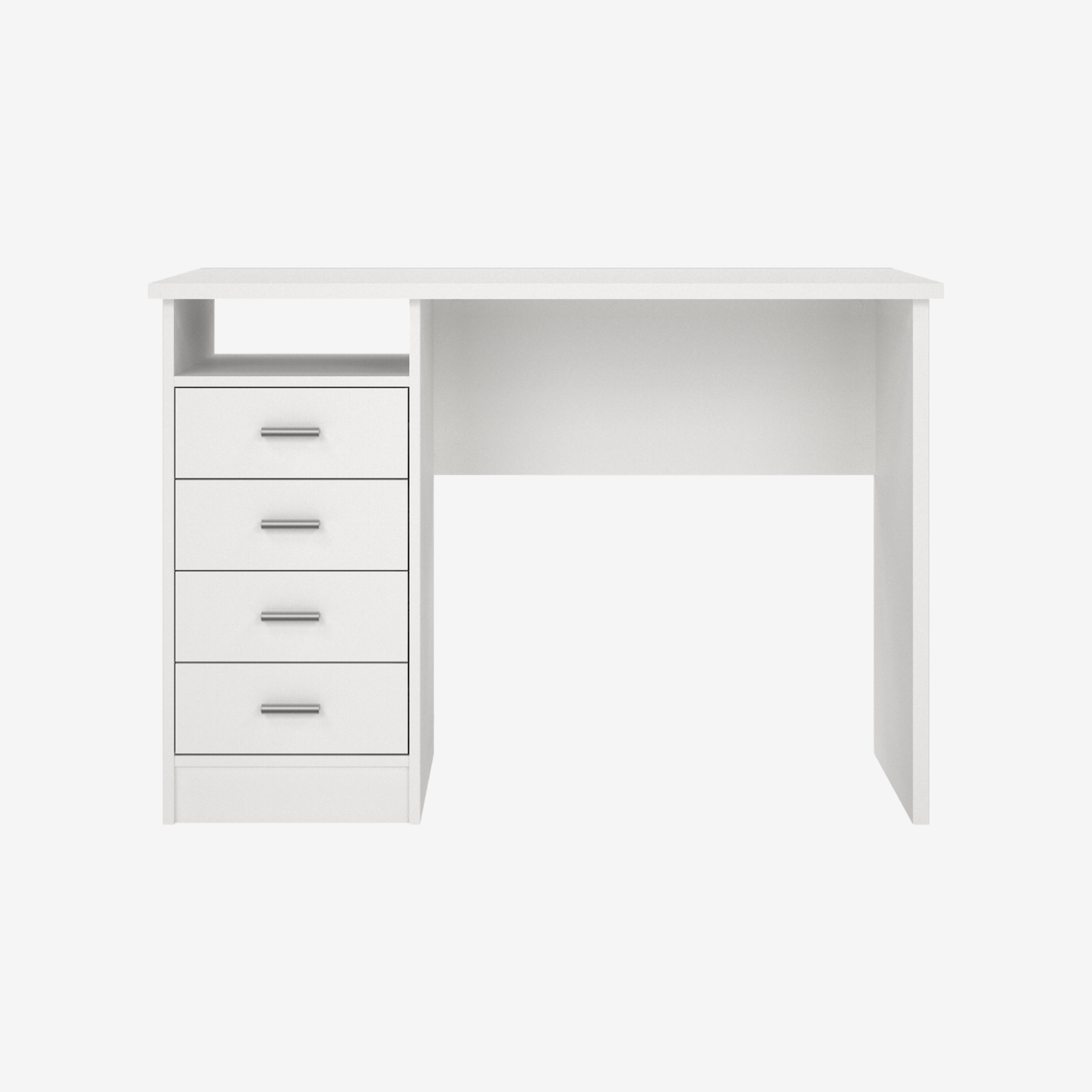 TOROLOM | שולחן עבודה ממלמין עם מגירות ומדף פתוח, 110 ס"מ