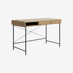 COLLY | שולחן עבודה מעץ עם מגירה ומדף פתוח, 120 ס"מ - KUALA