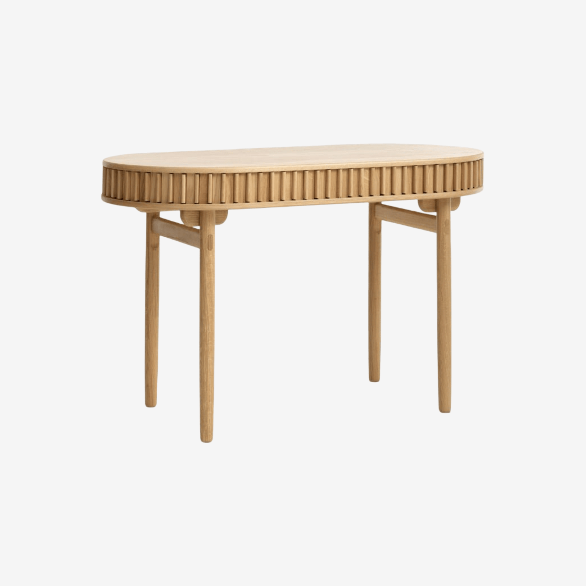 MONARCH | שולחן עבודה מעץ עם מדף, 120 ס"מ