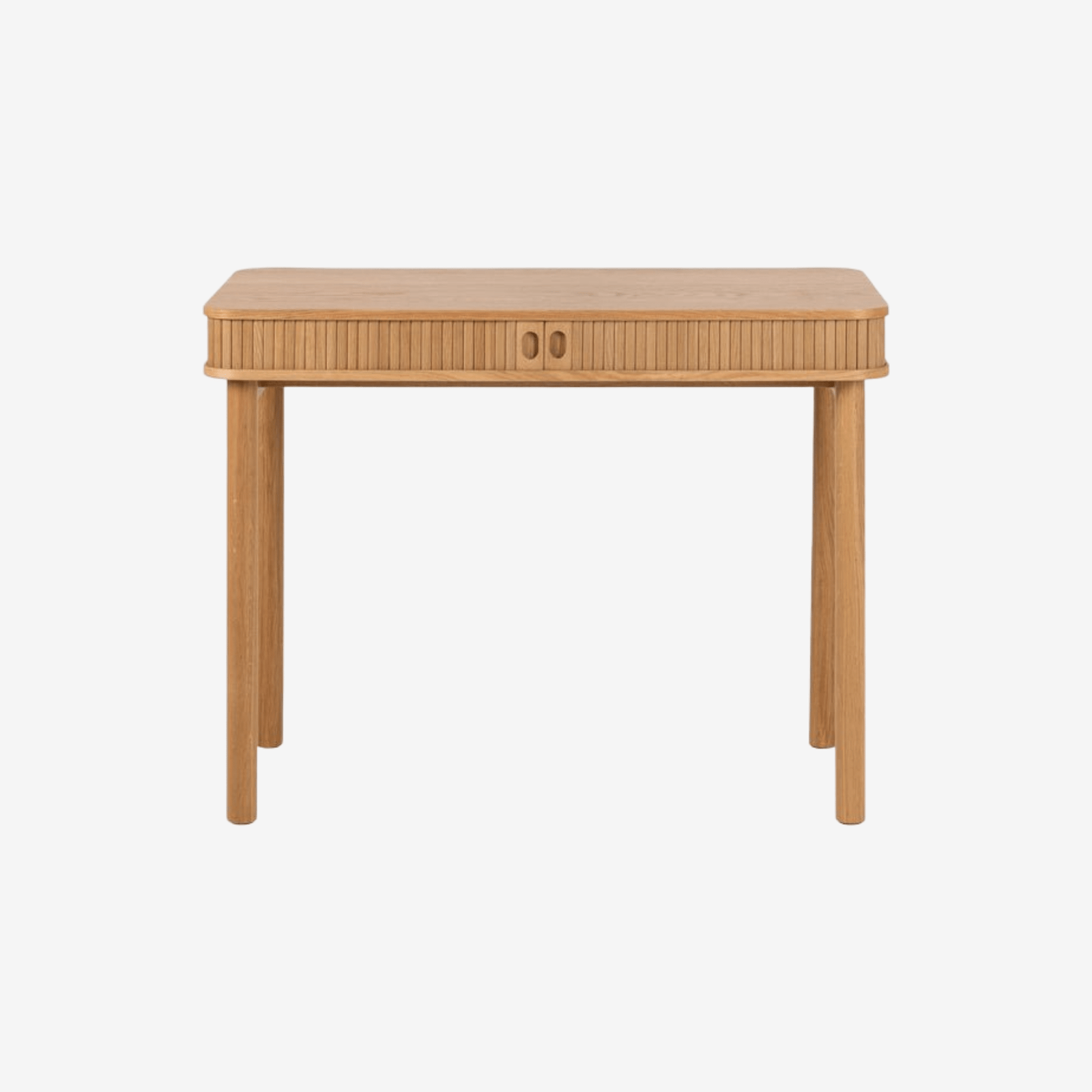 SHANG | שולחן עבודה מעץ עם מדפים סגורים, 100 ס"מ