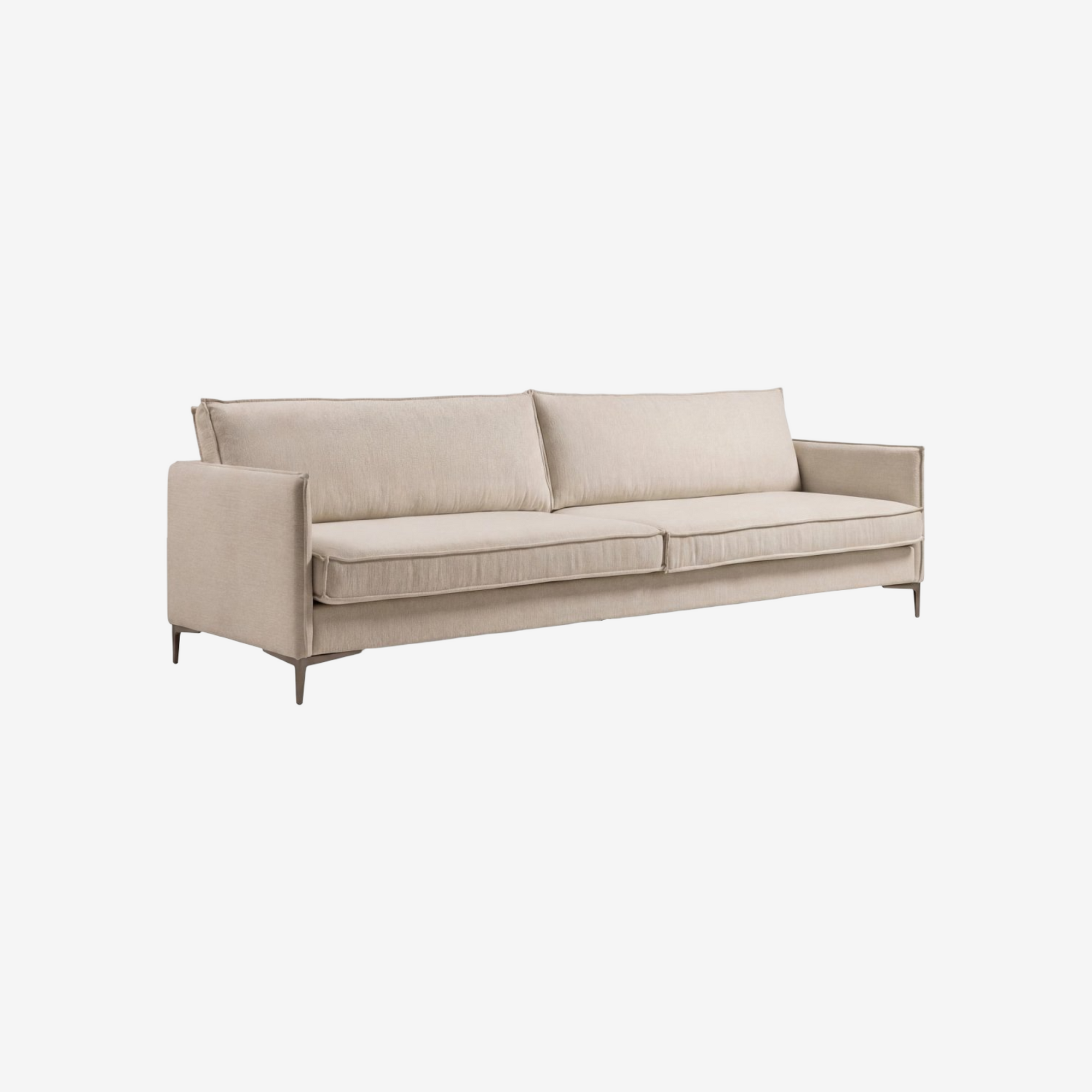 TORGGAR | ספה תלת מושבית מודרנית מרופדת בבד אריג