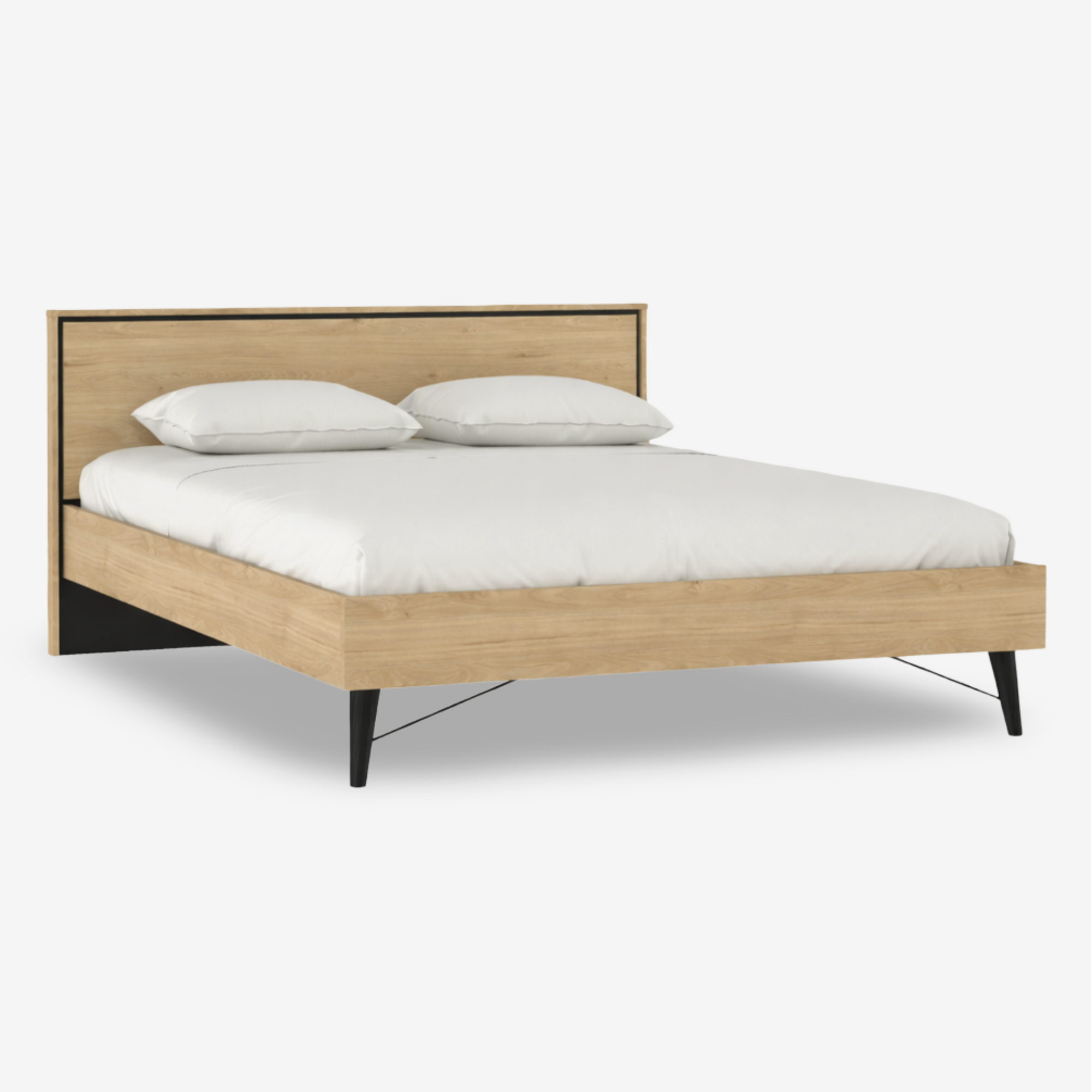 NILSAN | מיטה מינימליסטית מעץ