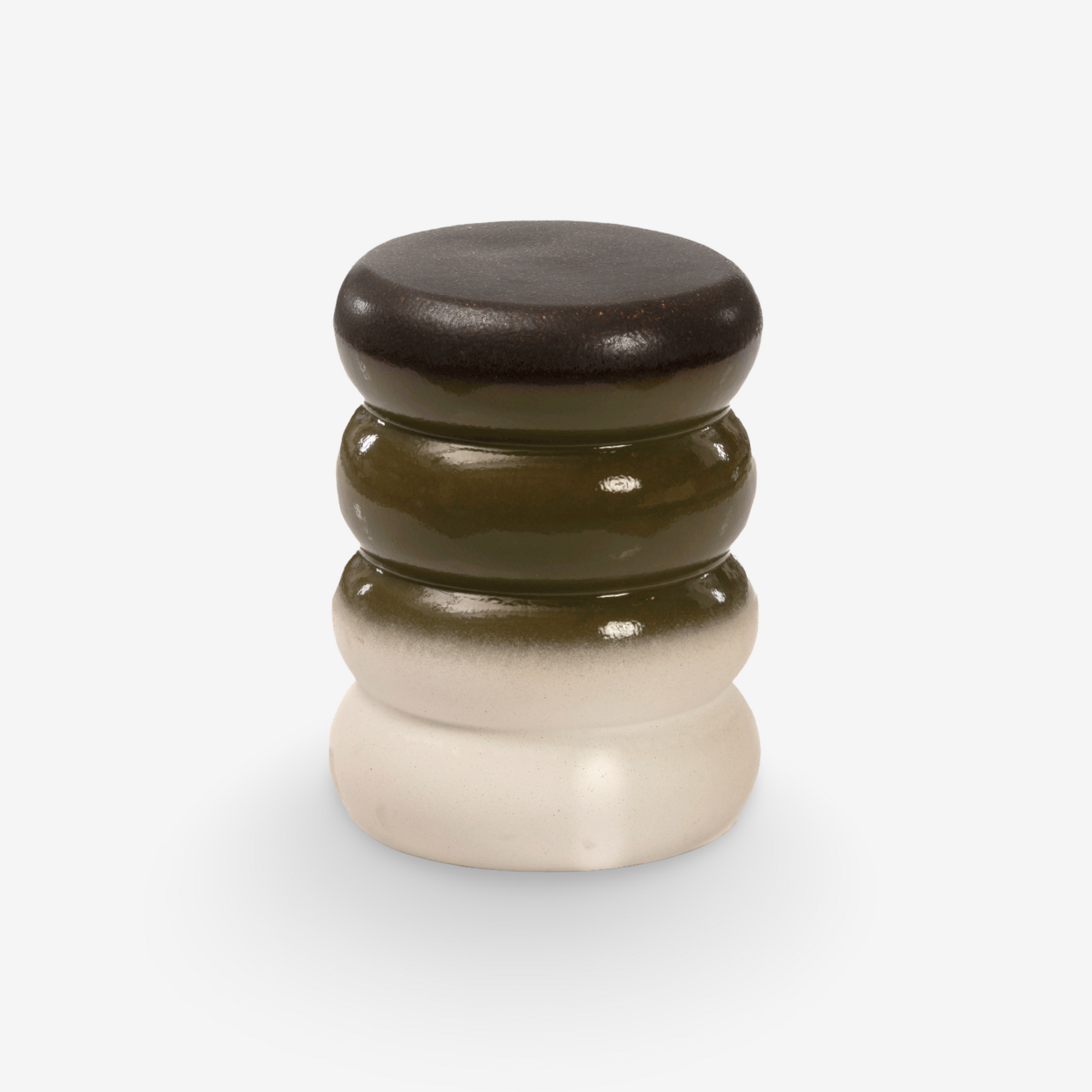 JOROL | שולחן צד עגול מקרמיקה, קוטר 34 ס"מ