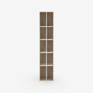 עץ טבעי בשילוב לבן