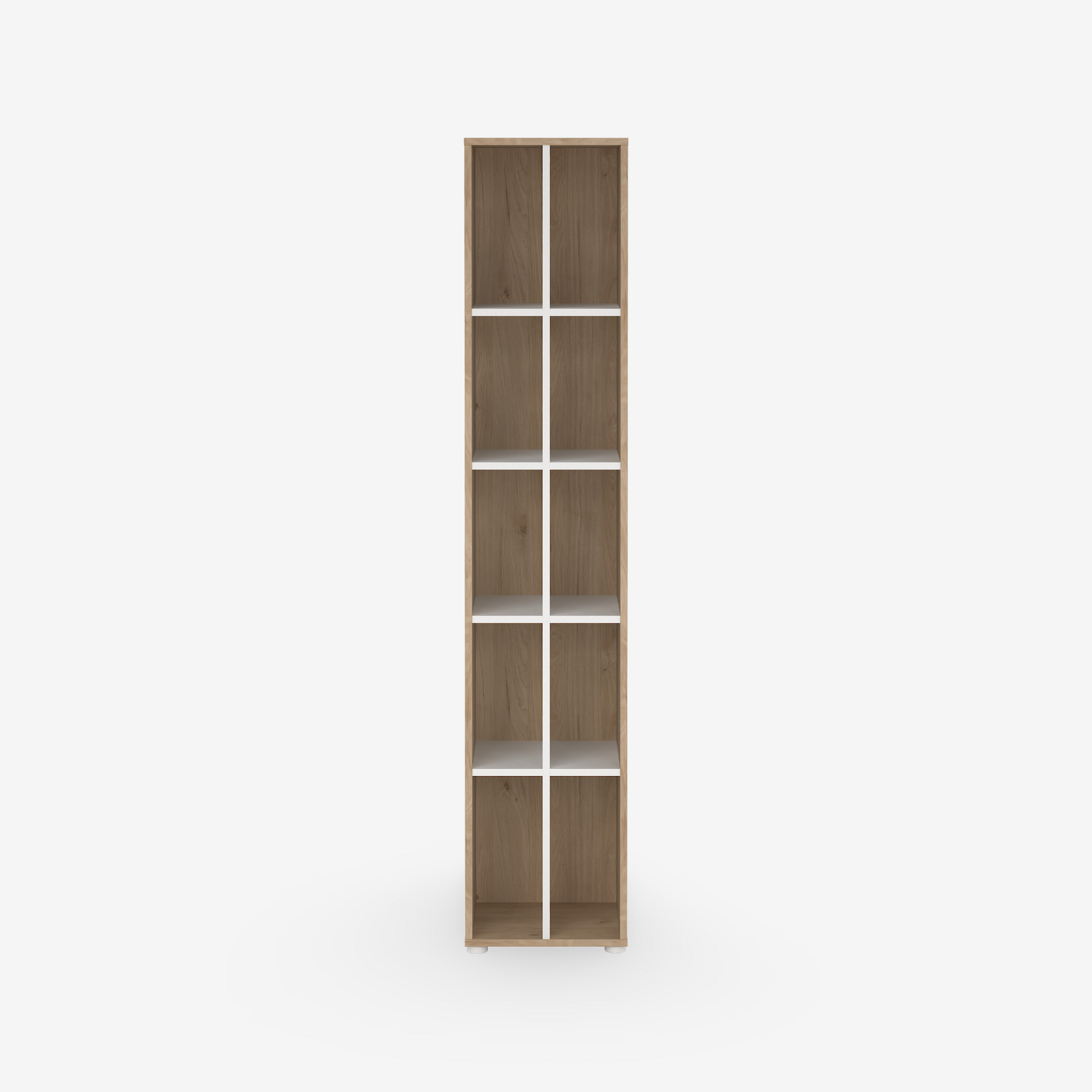 JET | ספריה צרה עם 10 מדפים פתוחים - KUALA