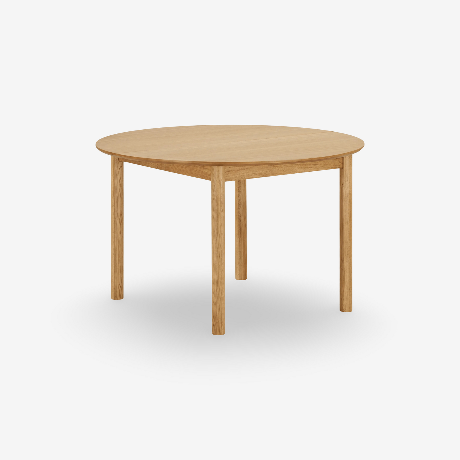 MAYEBI | שולחן אוכל עגול קוטר 120 ס"מ, נפתח ל-170 ס"מ עד 8 סועדים