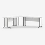 GISST | שולחן עבודה פינתי בשילוב מתכת, 200/230 ס"מ - KUALA