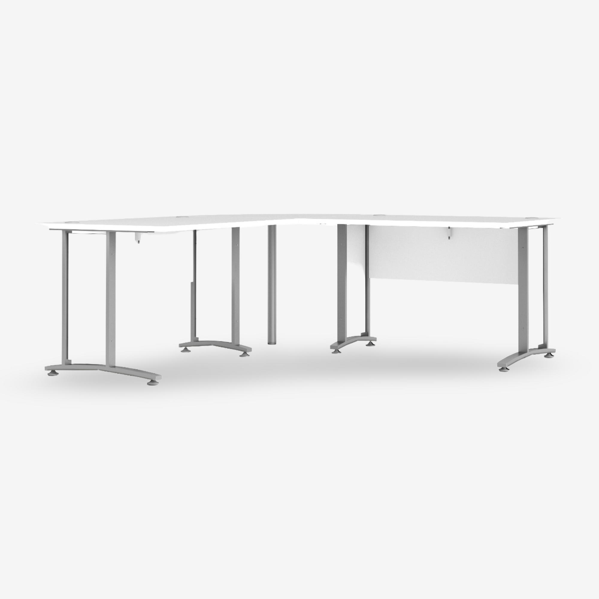 RUSESO | שולחן עבודה פינתי בשילוב מתכת, 200/200 ס"מ - KUALA