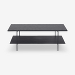 MARKESEN | שולחן סלון מלבני ממלמין ומתכת 115/60 ס"מ - KUALA