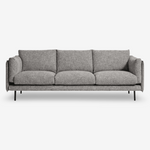 SVALO | ספה תלת מושבית מודרנית מרופדת בבד אריג - KUALA