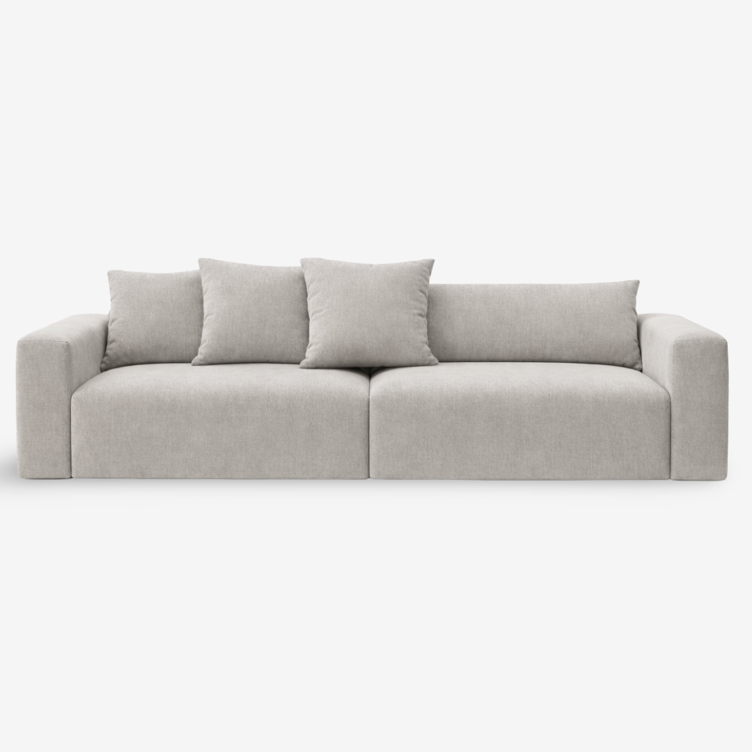 MATRIX | ספה דו-מושבית לסלון מרופדת בבד אריג - KUALA