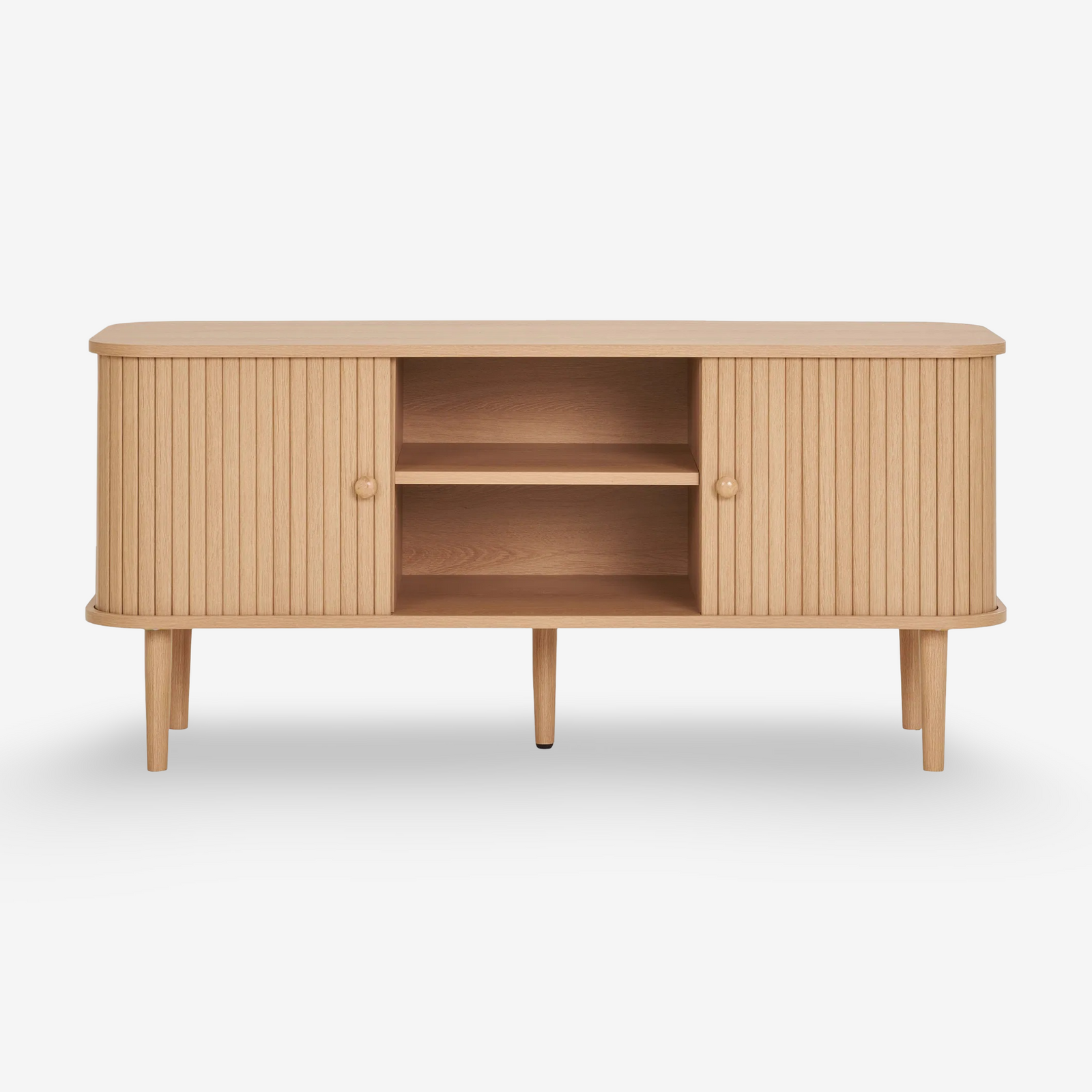 PURA | מזנון נורדי מעץ, עם 2 דלתות סלייד - KUALA