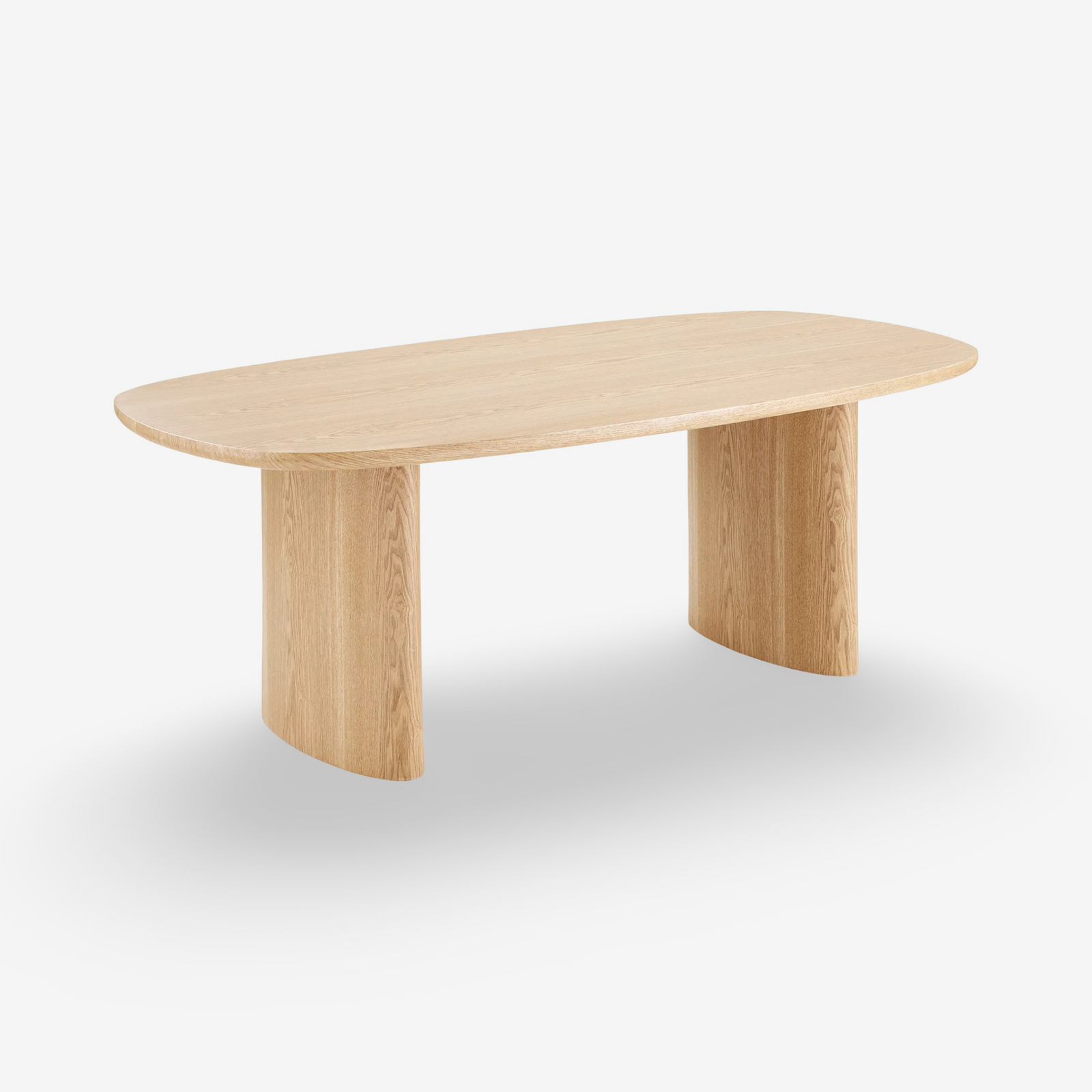 ZERON | שולחן אוכל אובלי מעץ, 11010 ס"מ - KUALA