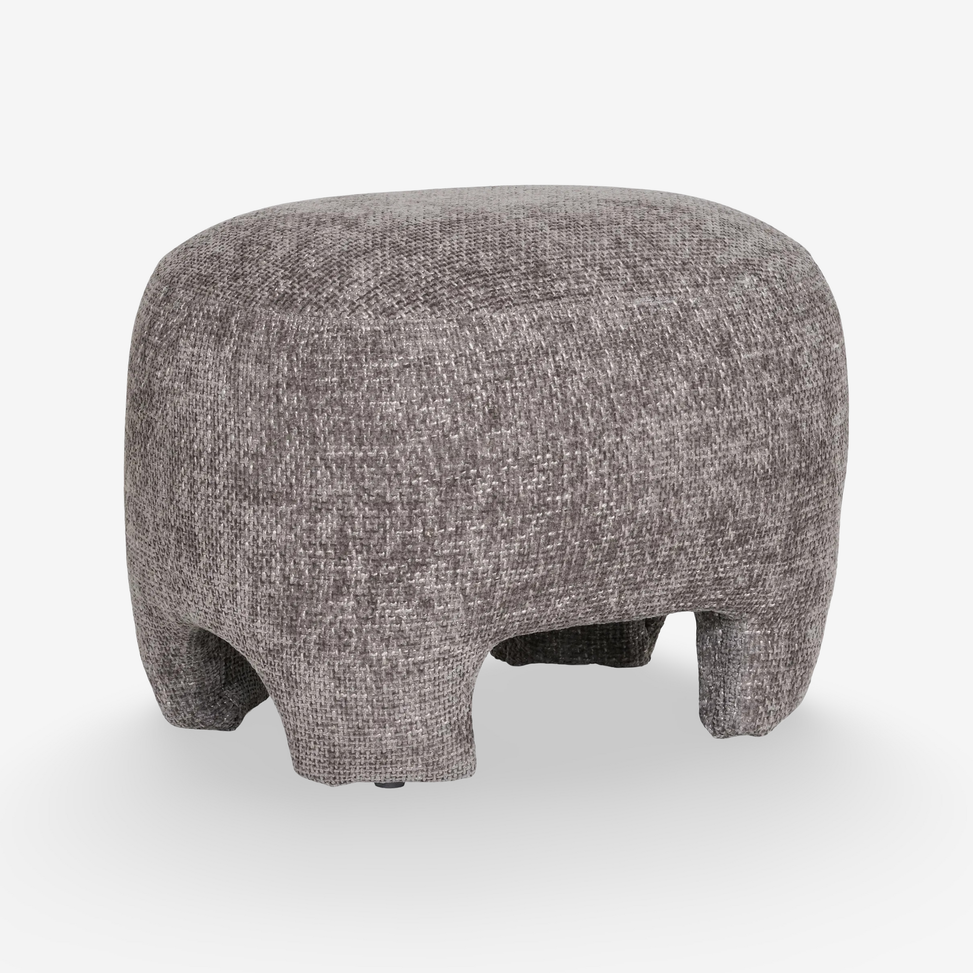 LYTE | הדום עגול מרופד בבד אריג - KUALA